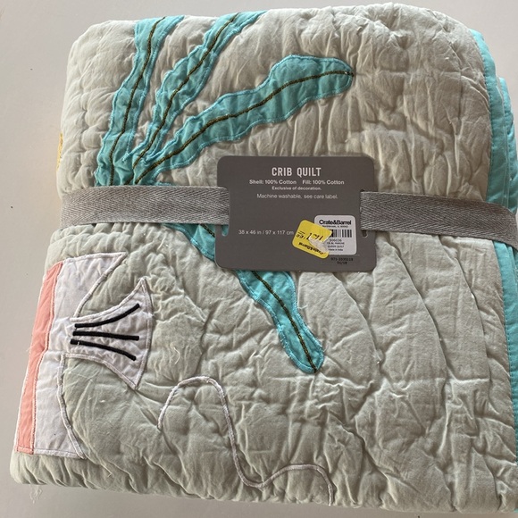 Crate and Kids Marine Crib Quilt - Picture 4 of 5